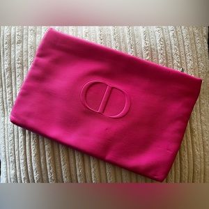 Christian Dior Makeup Bag Cosmetic Pouch Designer Haute Couture Travel Clutch 💄